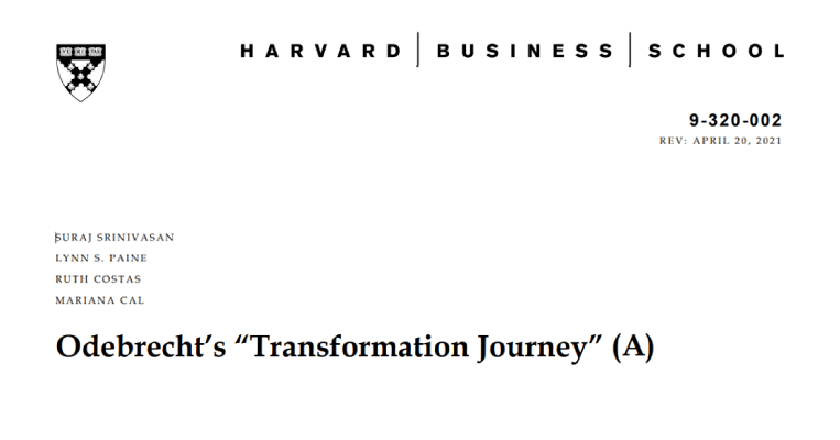 Odebrecht`s "Transformation Journey" (A)