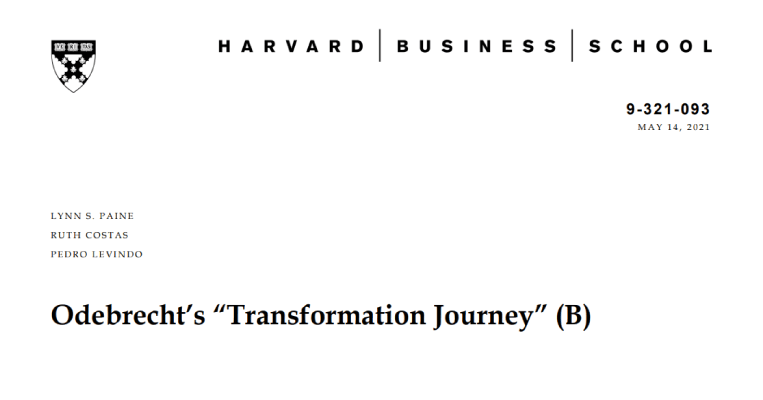 Odebrecht`s "Transformation Journey" (B)
